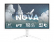 Nova 24“ IPS 1920x1080 200Hz Gaming-Monitor - Weiß