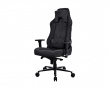Vernazza Soft Fabric Gaming-Stuhl - Pure Black