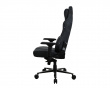 Vernazza Supersoft Stoff Gaming-Stuhl - Schwarz