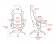 Vernazza XL Supersoft Gaming-Stuhl - Hellgrau
