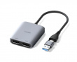 USB 3.0 oder USB-C zu Dual-HDMI-Adapter