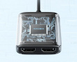 USB 3.0 oder USB-C zu Dual-HDMI-Adapter