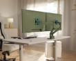 Alzare Neo Duo Monitorständer - Forest Green