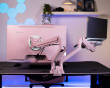 990Alzare Neo Duo Monitorständer - Pink