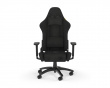 TC100 Relaxed Gamingstuhl - Stoff (Schwarz)