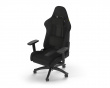 TC100 Relaxed Gamingstuhl - Stoff (Schwarz)