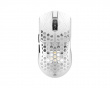 AKITSU Medium Carbon Fiber 8K Wireless Gaming-Maus - Weiß