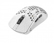 AKITSU Medium Carbon Fiber 8K Wireless Gaming-Maus - Weiß