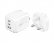 BoostCharge Pro GaN 70W Wandladegerät mit Reiseadapter
