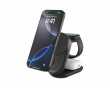 UltraCharge 3-in-1 Qi2 Drahtloses Ladegerät - Schwarz