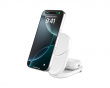 UltraCharge 2-in-1 Qi2 Kabelloses Ladegerät - Weiß