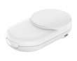 UltraCharge 2-in-1 Qi2 Kabelloses Ladegerät - Weiß