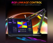 RGB Metall Mikrofonarm - Schwarz