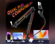 RGB Metall Mikrofonarm - Schwarz