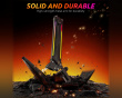 RGB Metall Mikrofonarm - Schwarz