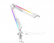 RGB Metall Mikrofon Arm - Weiß
