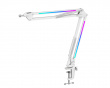 RGB Metall Mikrofon Arm - Weiß