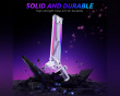 RGB Metall Mikrofon Arm - Weiß