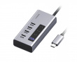 USB-C-Hub mit Ladestation und LED-Anzeige