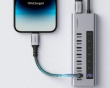 USB-C-Hub mit Ladestation und LED-Anzeige