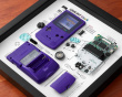 Retro Art Nintendo Gameboy Color Konsole Display - Lila