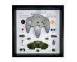 Retro Art Nintendo N64 Controller Display - Grau