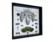 Retro Art Nintendo N64 Controller Display - Grau