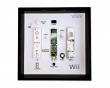 Retro Art Nintendo Wii Remote Controller Display - Grau