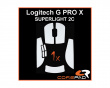 Soft Grips für Logitech G PRO X SUPERLIGHT 2C Kompakt - Weiß