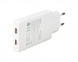 67W 2x USB-C Wandladegerät - Slim White