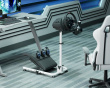 Racing Simulator Wheel Stand with Gear Shifter - LRS11 - Weiß