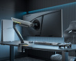 Titan Schwerlast-Monitorarm mit RGB 24″-57″ - Grau