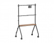 Easel Studio Mobiler TV-Ständer mit Rollen – Schwarz