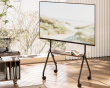 Easel Studio Mobiler TV-Ständer mit Rollen – Schwarz