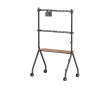 Easel Studio Mobiler TV-Ständer mit Rollen – Schwarz