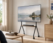 Easel Studio Mobiler TV-Ständer mit Rollen – Schwarz