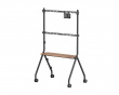 Easel Studio Mobiler TV-Ständer mit Rollen – Schwarz