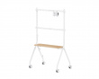 Easel Studio Mobiler TV-Ständer mit Rollen – Weiß