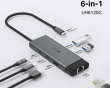 UH6120C USB Type-C 6-Port Hub