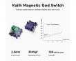 Jet 75 E-Sport Tastatur - White Topographic [Kailh Magnetic God Switch]