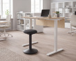 Ergonomischer Höhenverstellbarer Wobble-Stuhl & Hocker - Schwarz