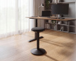 Ergonomischer Höhenverstellbarer Wobble-Stuhl & Hocker - Schwarz
