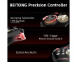 KP40 Drahtloser Hall-Effekt Controller mit Ladestation - Golden Black