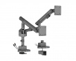 Monitorarm mit USB-A- und USB-C-Ports - 2 Monitore - 17-35