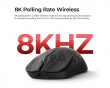 G5 8K Ultra Light Wireless Mouse - Schwarz