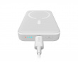 Powerbank 10000mAh, USB-C 20W, MagSafe - Weiß