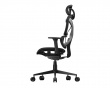 SpineX Pro Ergonomischer Bürostuhl aus Stoff - Schwarz