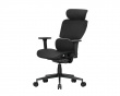 SpineX Pro Ergonomischer Bürostuhl aus Stoff - Schwarz