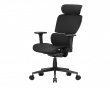 SpineX Pro Ergonomischer Bürostuhl aus Stoff - Schwarz