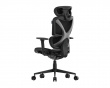 SpineX Pro Ergonomischer Bürostuhl aus Stoff - Schwarz